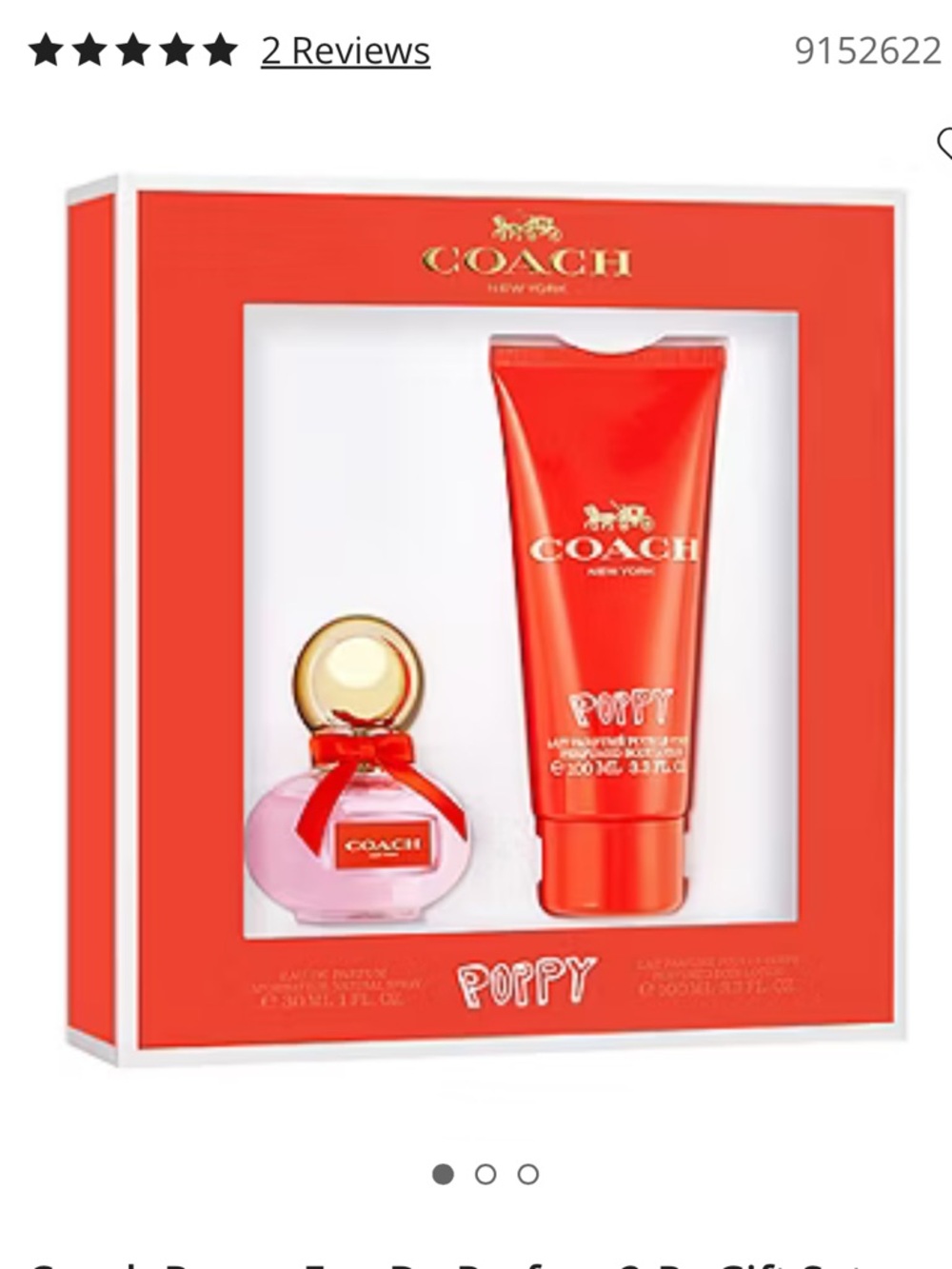 Coach Poppy Eau De Parfum 2-Pc Gift Set Perfume Set